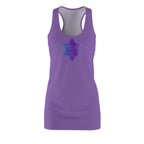 Mystical Purple Star Women's Racerback Dress