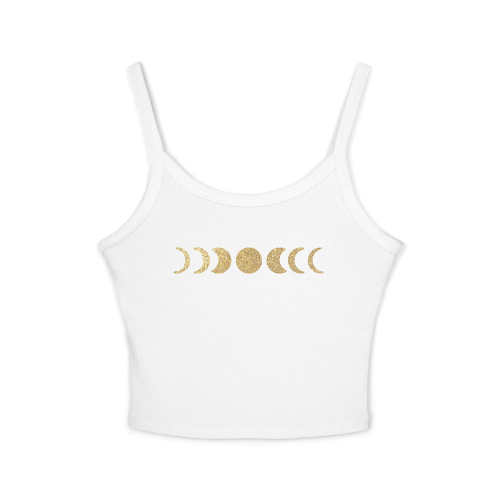 Celestial Phases Spaghetti Strap Tank Top