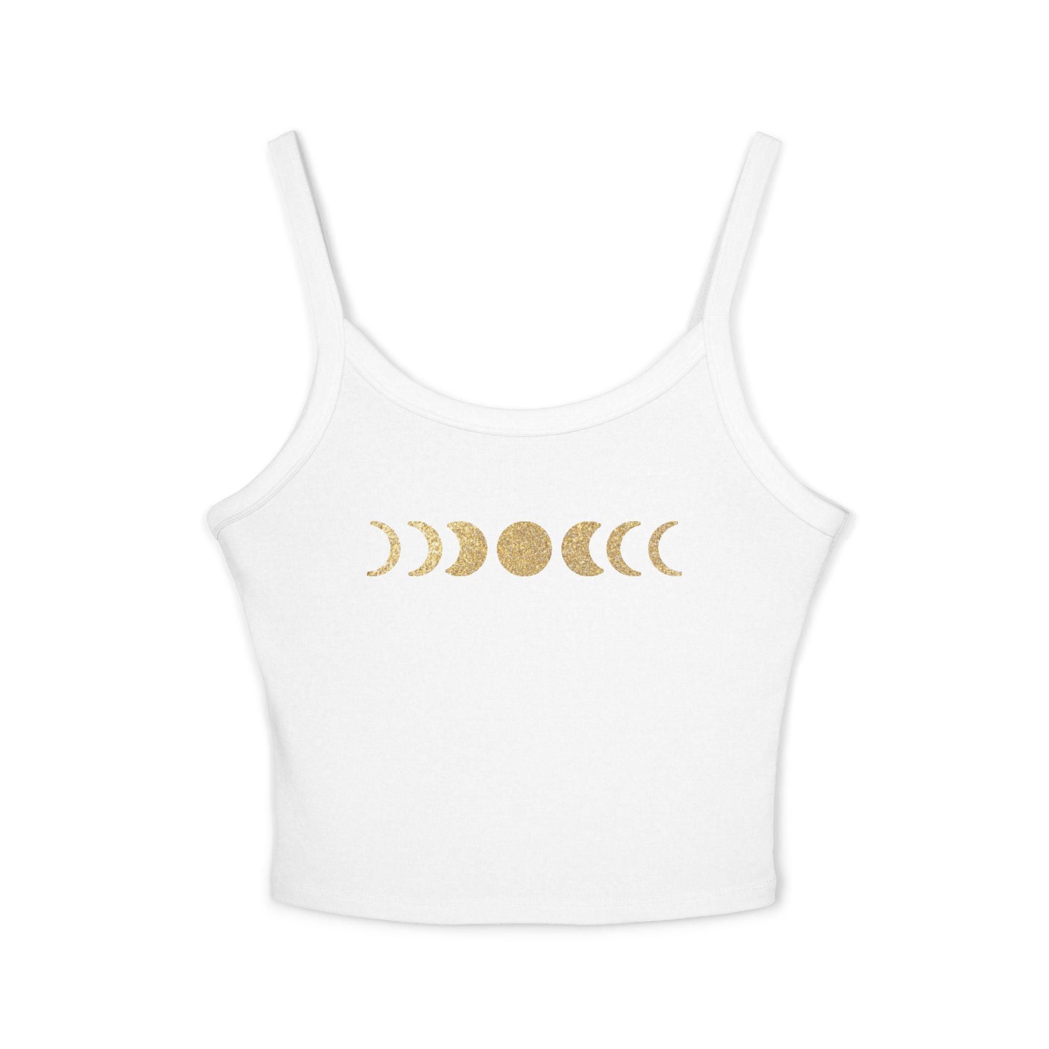 Celestial Phases Spaghetti Strap Tank Top
