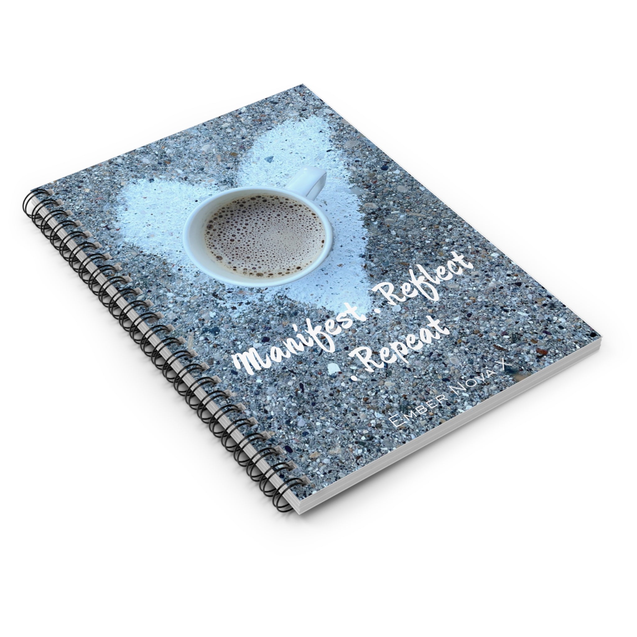 Heartfelt Coffee Spiral Notebook