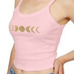 Celestial Phases Spaghetti Strap Tank Top