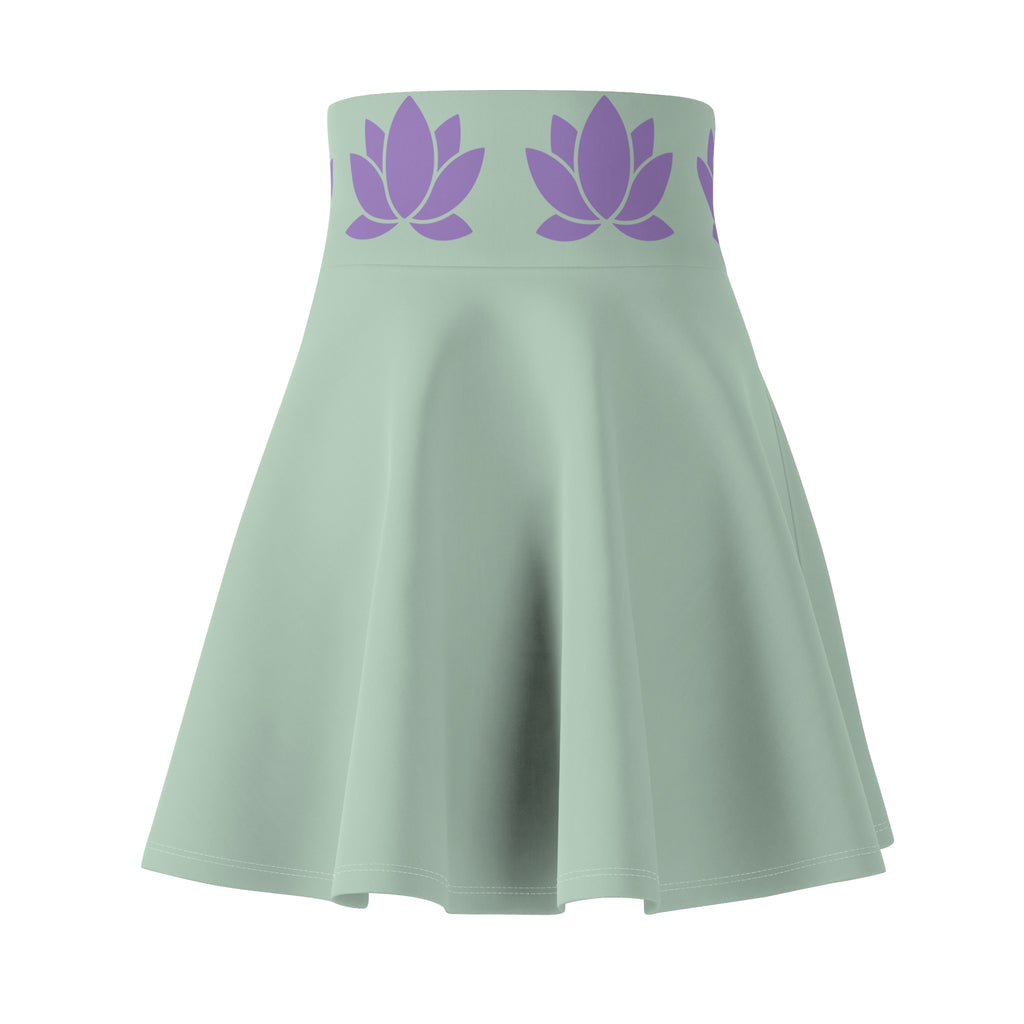 Lotus Flower Women's Skater Skirt - Trendy Spring Style