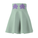 Lotus Flower Women's Skater Skirt - Trendy Spring Style