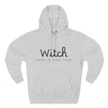 Witch Fleece Hoodie - Cozy Spellbinding Apparel for Witches, Gifts for Halloween, Winter Wear, Spiritual Gathering