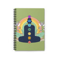Meditation-Themed Spiral Notebook