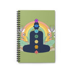 Meditation-Themed Spiral Notebook