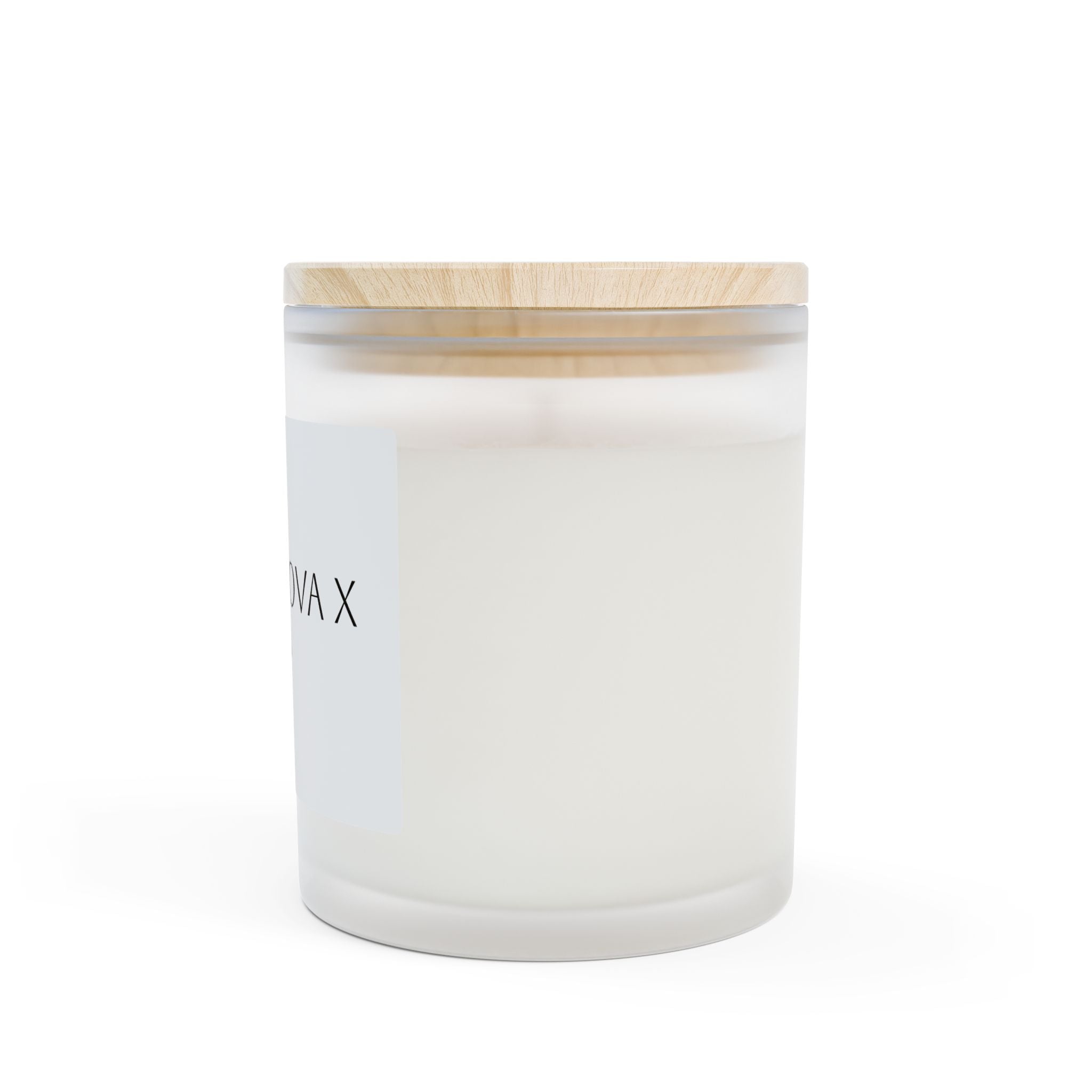 Ember Nova X Vanilla Frosted Glass Candle | Relaxing Aromatherapy Candle for Home Décor