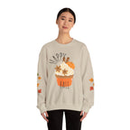 Autumn Cupcake Sweatshirt, Cozy Fall Crewneck, Unisex Sweater, Thanksgiving Apparel, Thanksgiving Gift, Seasonal Fashion