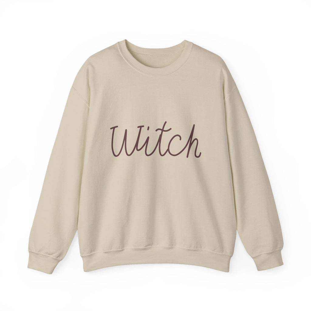 Witch Sweatshirt - Cozy Unisex Crewneck, Gift for Witches, Halloween Apparel, Casual Vibe, Everyday Comfort
