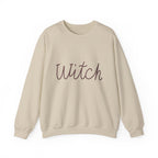 Witch Sweatshirt - Cozy Unisex Crewneck, Gift for Witches, Halloween Apparel, Casual Vibe, Everyday Comfort