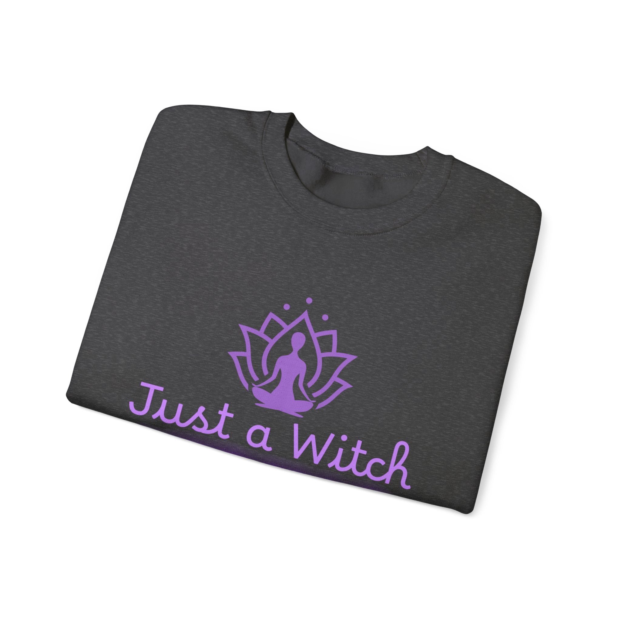 Just a Witch Vibing Crewneck Sweatshirt