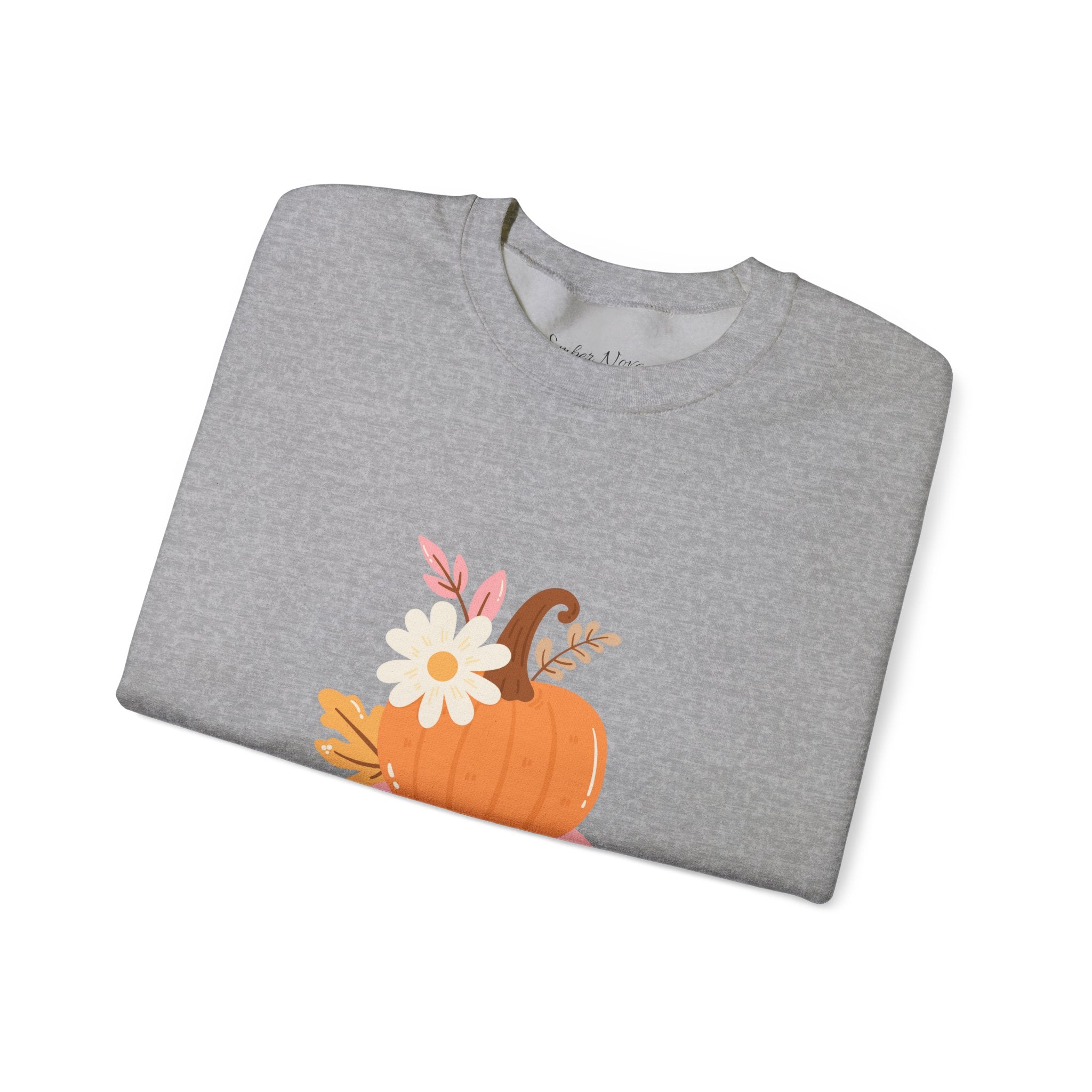 Autumn Harvest Crewneck Sweatshirt - Cozy Fall Fashion, Pumpkin Sweater, Seasonal Style, Gifts for Her, Thanksgiving Decor