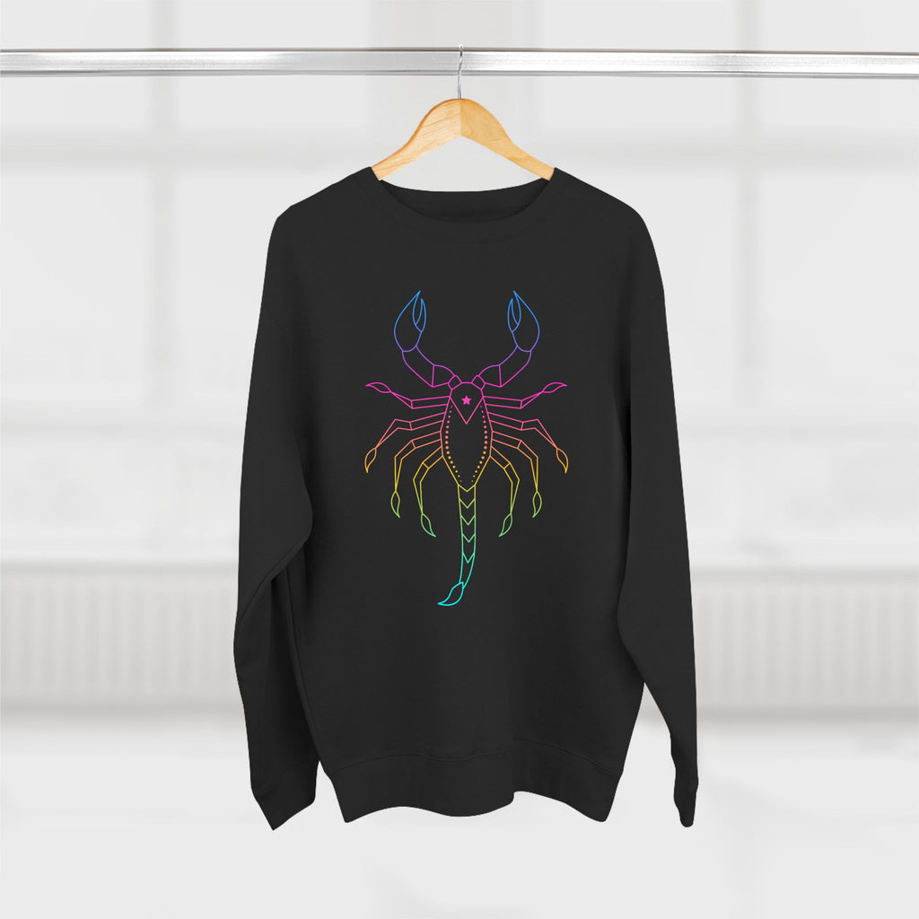 Vibrant Scorpion Unisex Crewneck Sweatshirt - Perfect for Astrology Lovers