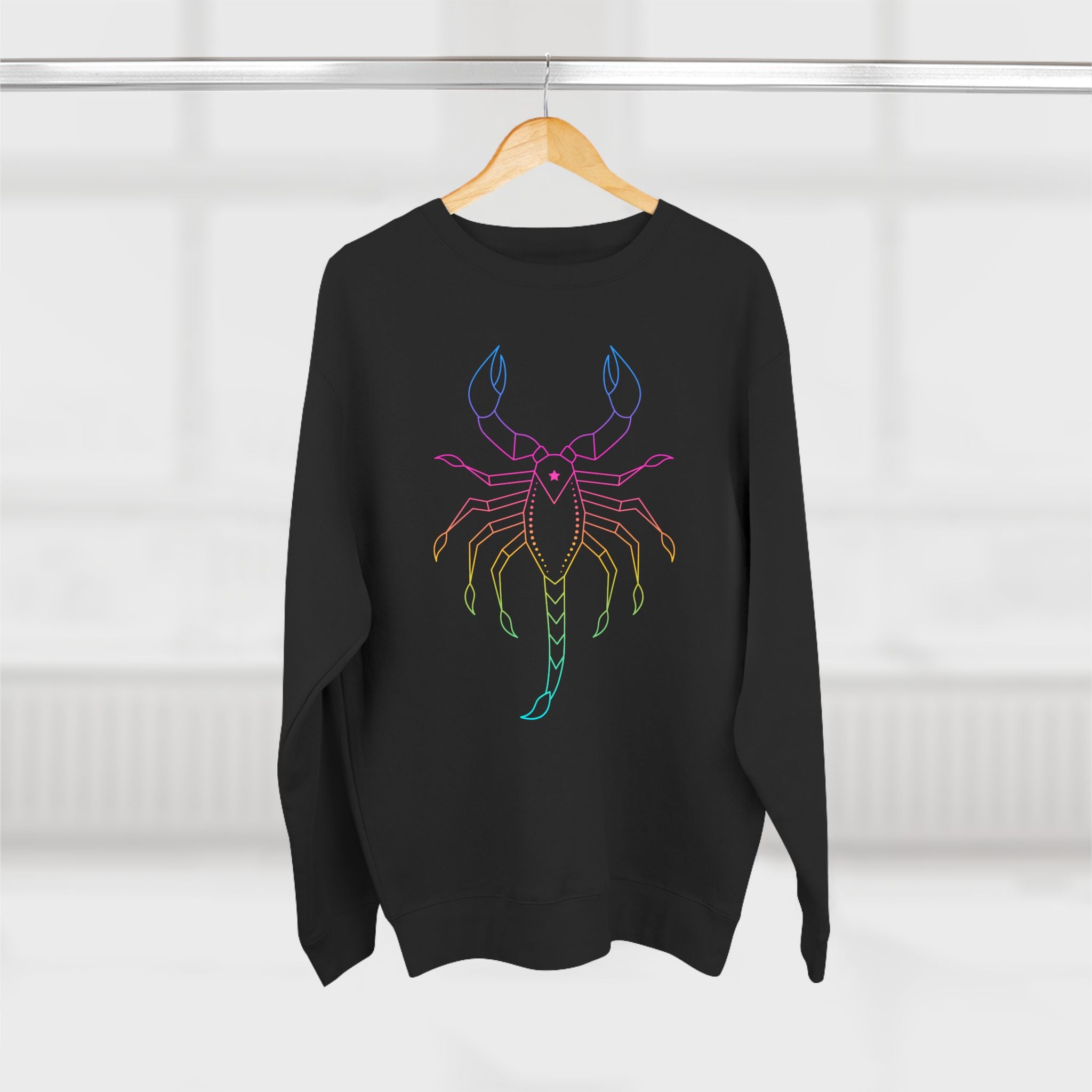 Vibrant Scorpion Unisex Crewneck Sweatshirt - Perfect for Astrology Lovers