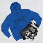 Witch Fleece Hoodie - Cozy Spellbinding Apparel for Witches, Gifts for Halloween, Winter Wear, Spiritual Gathering