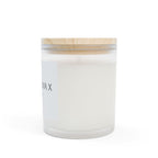 Fraser Fir Candle - 11oz Frosted Glass Scented Candle for Cozy Atmosphere, Perfect for Holidays & Home Décor