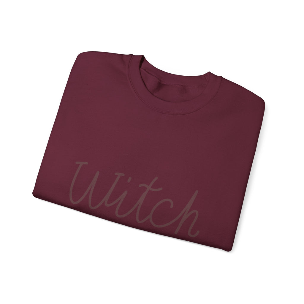 Witch Sweatshirt - Cozy Unisex Crewneck, Gift for Witches, Halloween Apparel, Casual Vibe, Everyday Comfort