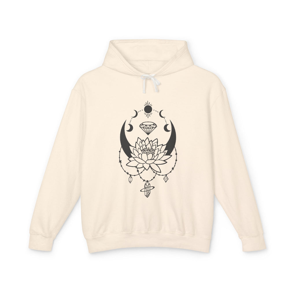 Lotus & Moon Unisex Lightweight Hooded Sweatshirt