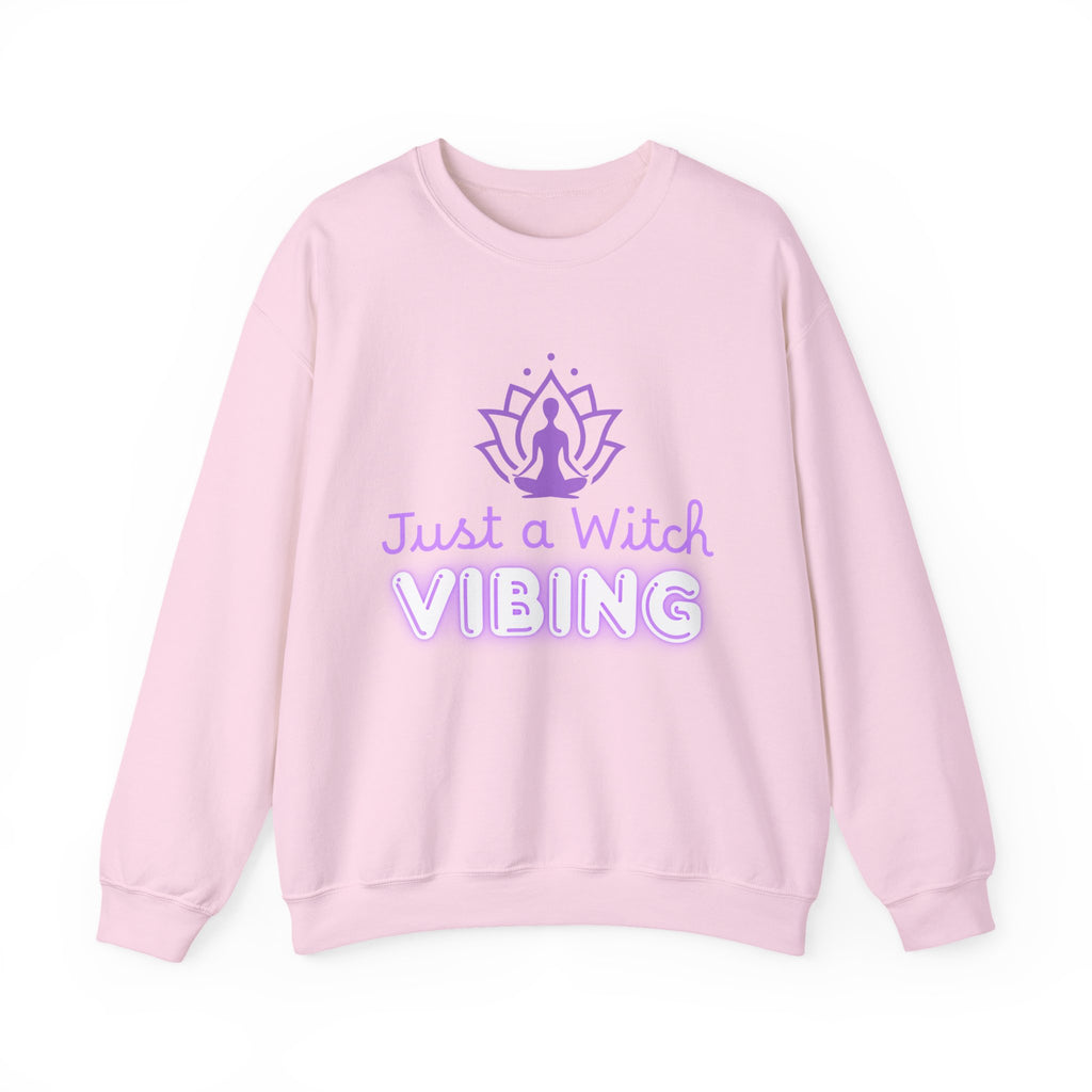 Just a Witch Vibing Crewneck Sweatshirt