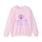 Just a Witch Vibing Crewneck Sweatshirt