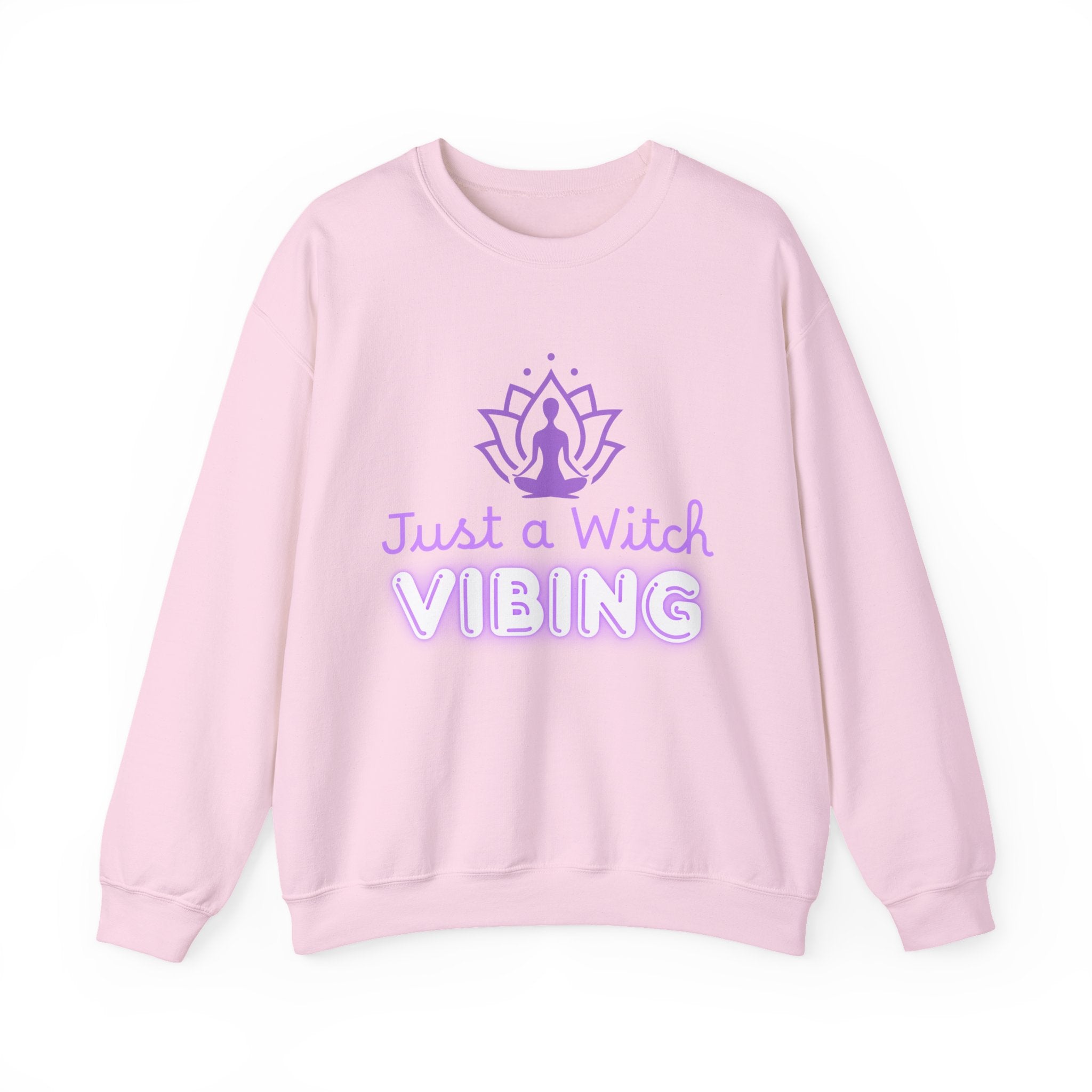 Just a Witch Vibing Crewneck Sweatshirt