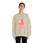 Autumn Harvest Crewneck Sweatshirt - Cozy Fall Fashion, Pumpkin Sweater, Seasonal Style, Gifts for Her, Thanksgiving Decor
