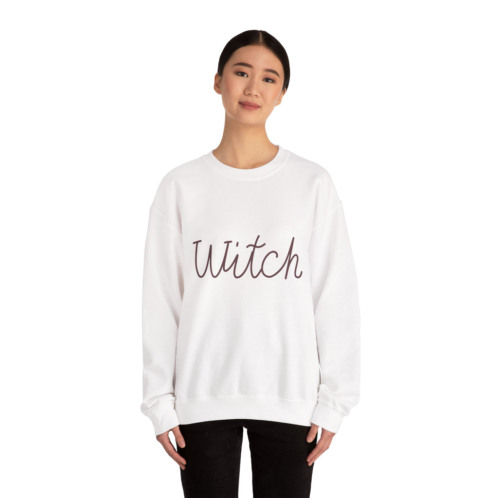 Witch Sweatshirt - Cozy Unisex Crewneck, Gift for Witches, Halloween Apparel, Casual Vibe, Everyday Comfort