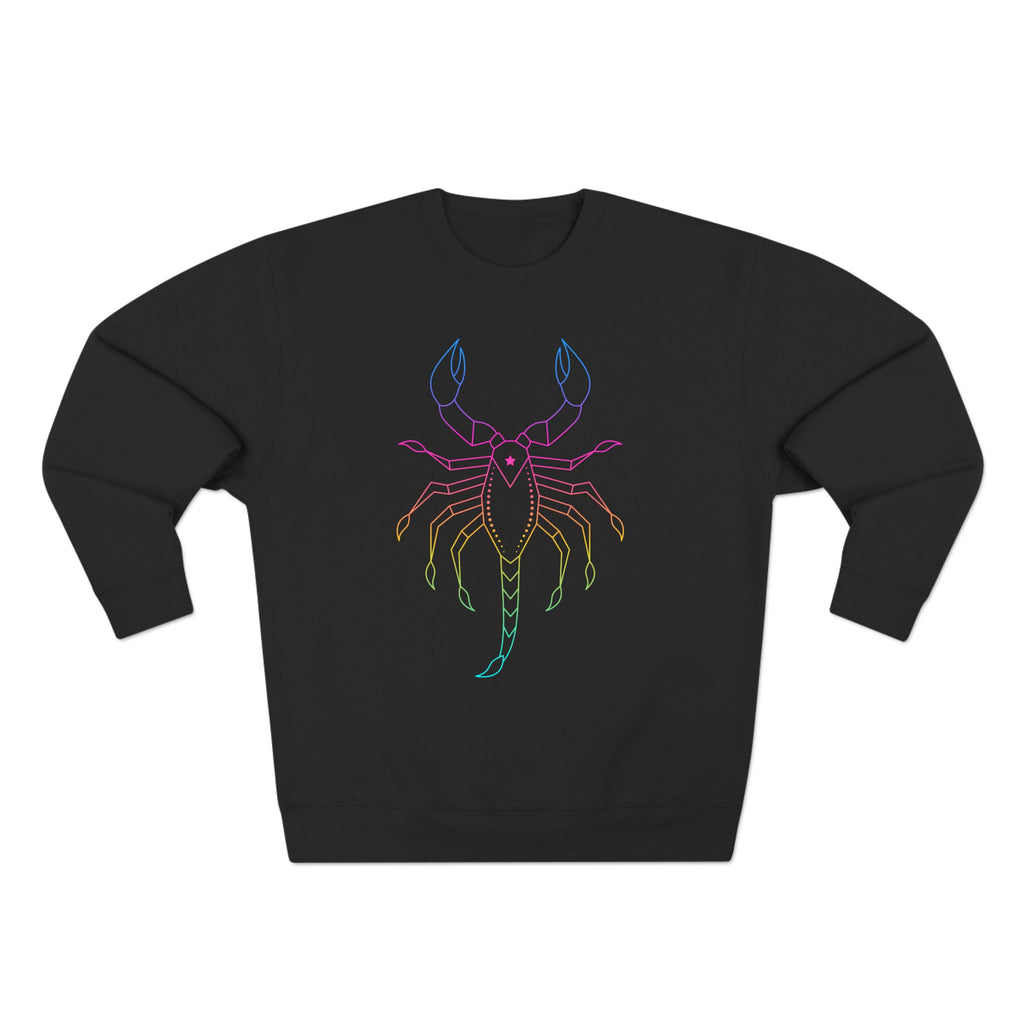 Vibrant Scorpion Unisex Crewneck Sweatshirt - Perfect for Astrology Lovers