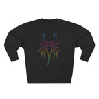Vibrant Scorpion Unisex Crewneck Sweatshirt - Perfect for Astrology Lovers