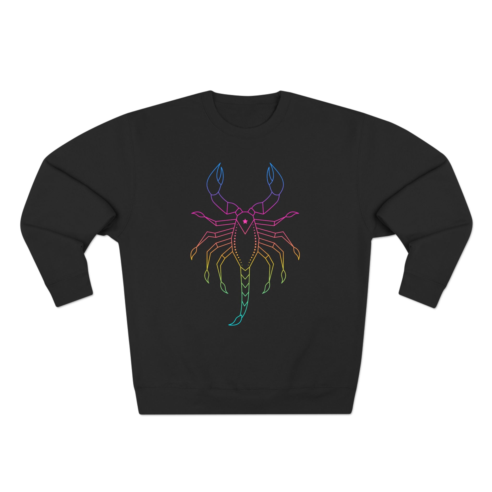 Vibrant Scorpion Unisex Crewneck Sweatshirt - Perfect for Astrology Lovers