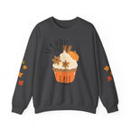 Autumn Cupcake Sweatshirt, Cozy Fall Crewneck, Unisex Sweater, Thanksgiving Apparel, Thanksgiving Gift, Seasonal Fashion