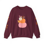 Autumn Harvest Crewneck Sweatshirt - Cozy Fall Fashion, Pumpkin Sweater, Seasonal Style, Gifts for Her, Thanksgiving Decor