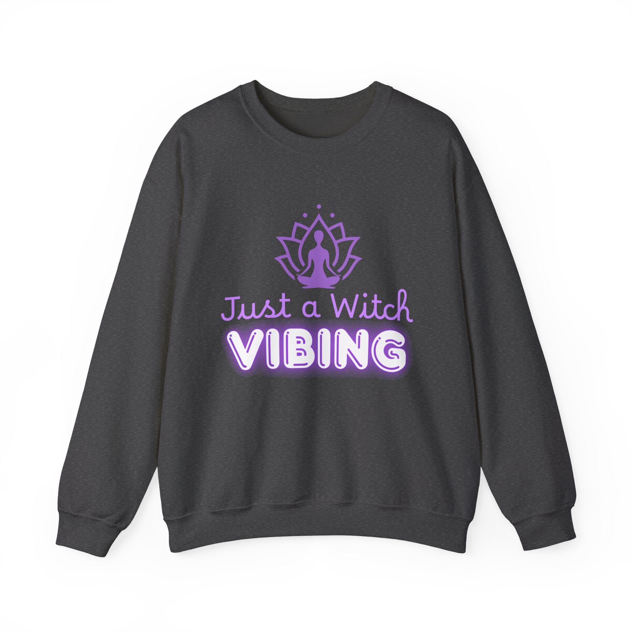 Just a Witch Vibing Crewneck Sweatshirt