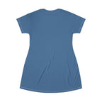 Moon Phases T-Shirt Dress - Cosmic Style for Everyday Wear