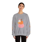 Autumn Harvest Crewneck Sweatshirt - Cozy Fall Fashion, Pumpkin Sweater, Seasonal Style, Gifts for Her, Thanksgiving Decor