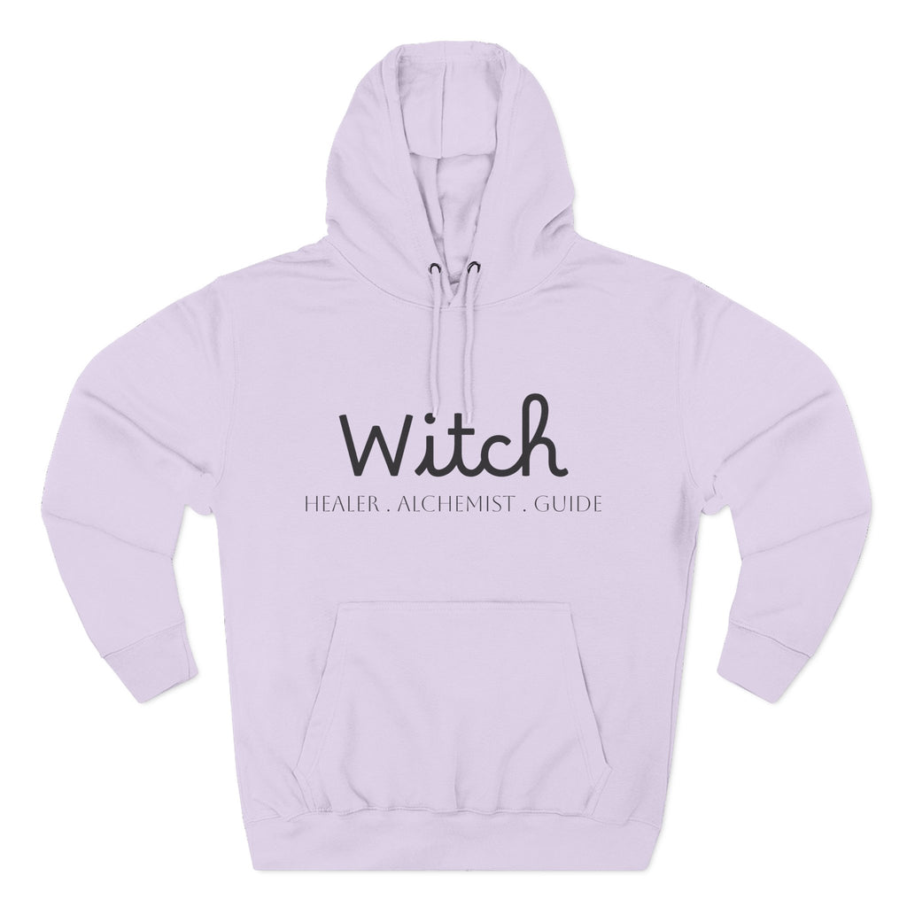Witch Fleece Hoodie - Cozy Spellbinding Apparel for Witches, Gifts for Halloween, Winter Wear, Spiritual Gathering