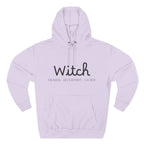 Witch Fleece Hoodie - Cozy Spellbinding Apparel for Witches, Gifts for Halloween, Winter Wear, Spiritual Gathering