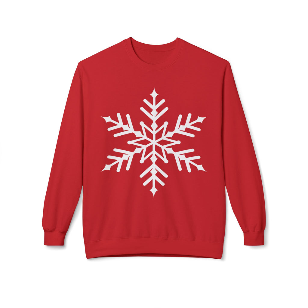 Snowflake Crewneck Sweatshirt — Frosty Winter Graphic Pullover