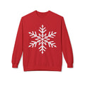 Snowflake Crewneck Sweatshirt — Frosty Winter Graphic Pullover