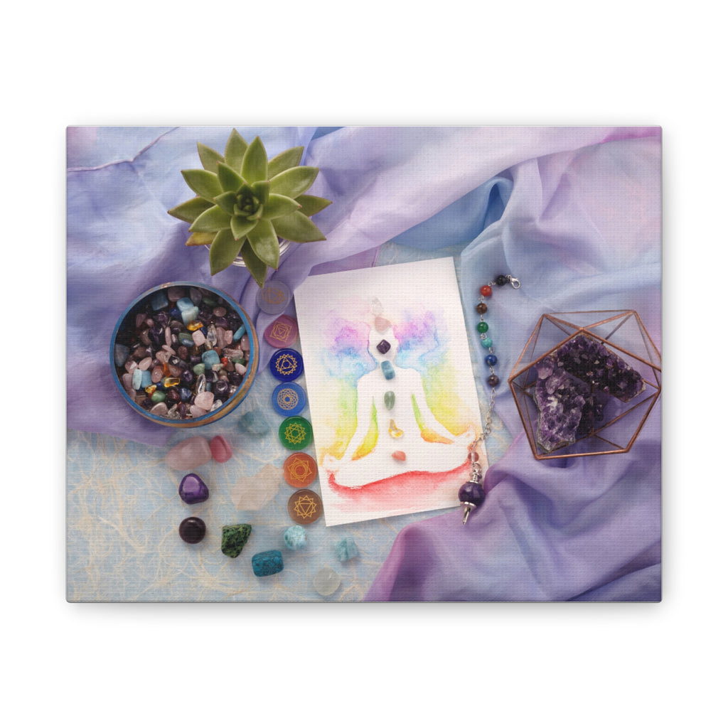 Chakra Meditation Canvas Print