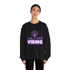 Just a Witch Vibing Crewneck Sweatshirt